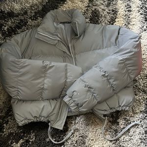Reflective puffer jacket